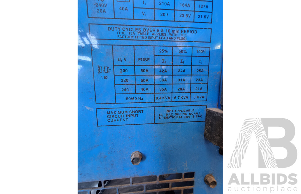 Cig Weld Transmig210 Cutter/Welder