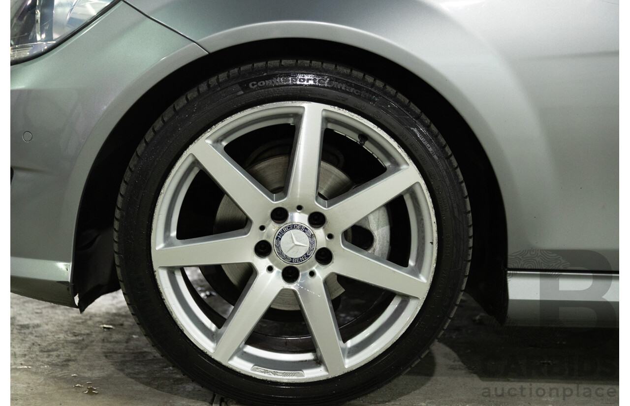 7/2015 Mercedes-Benz C180 W204 MY14 2d Coupe Palladium Silver Metallic Turbo 1.6L