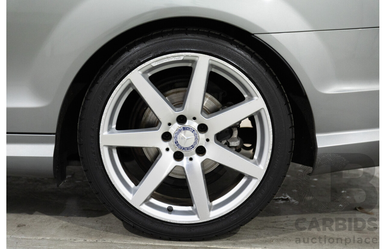 7/2015 Mercedes-Benz C180 W204 MY14 2d Coupe Palladium Silver Metallic Turbo 1.6L