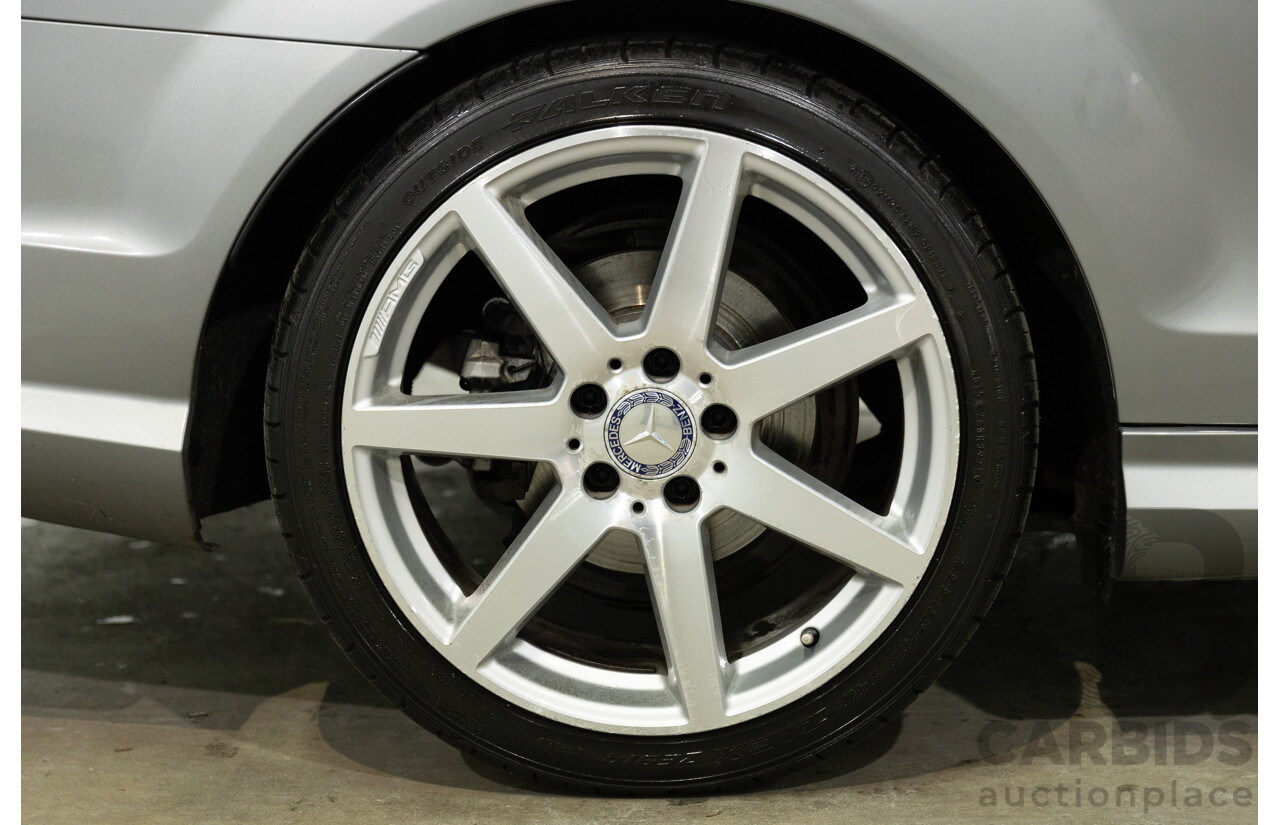 7/2015 Mercedes-Benz C180 W204 MY14 2d Coupe Palladium Silver Metallic Turbo 1.6L