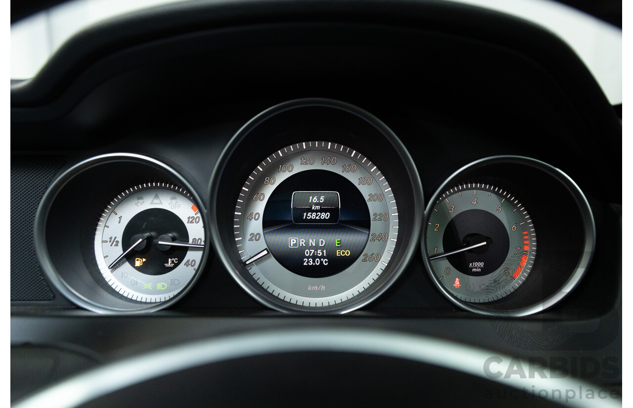 7/2015 Mercedes-Benz C180 W204 MY14 2d Coupe Palladium Silver Metallic Turbo 1.6L