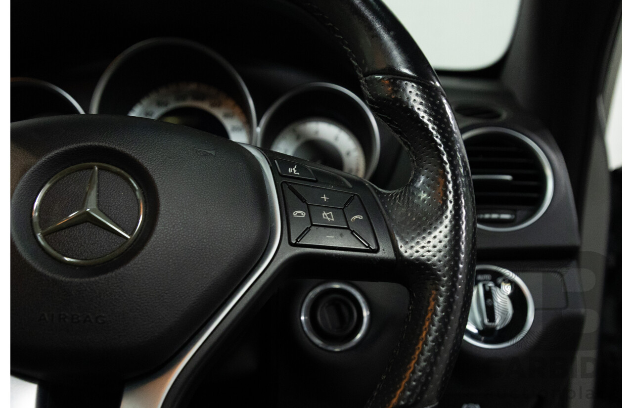 7/2015 Mercedes-Benz C180 W204 MY14 2d Coupe Palladium Silver Metallic Turbo 1.6L