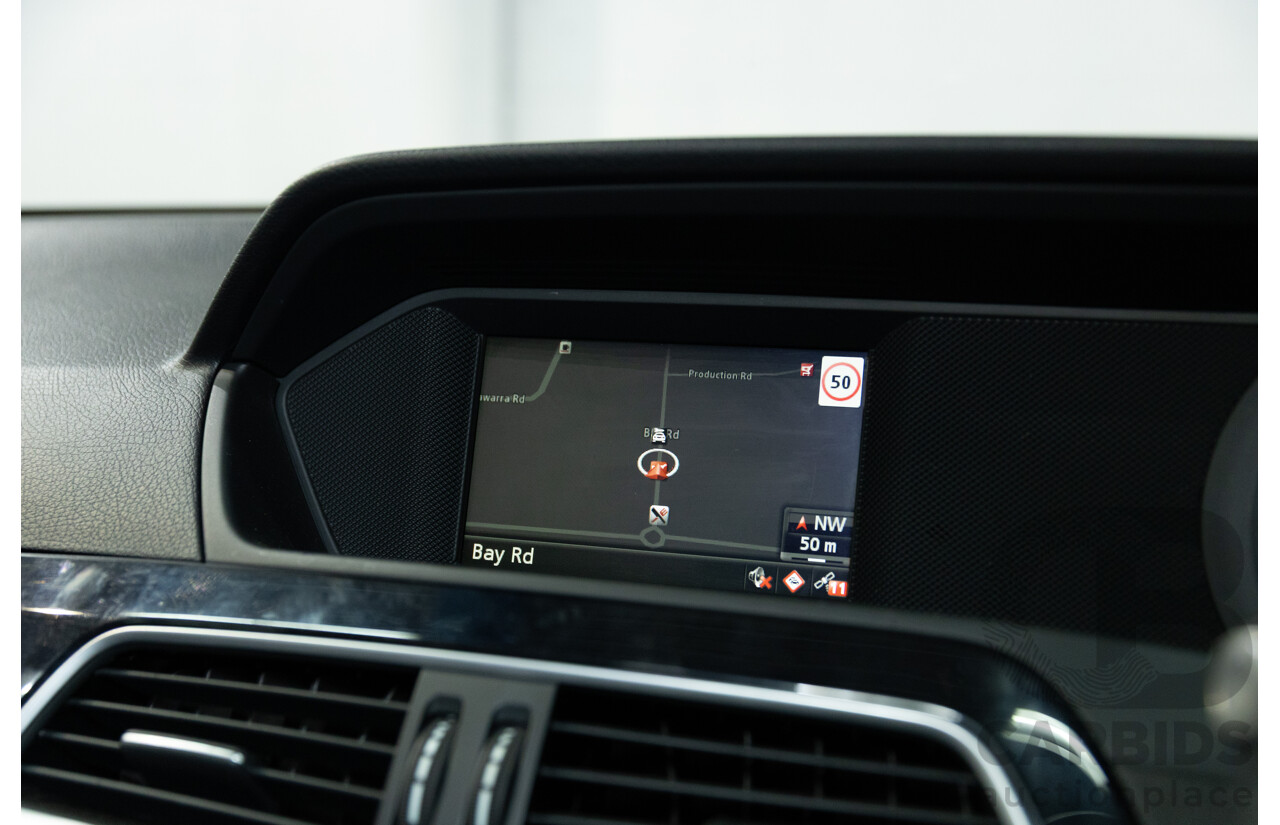 7/2015 Mercedes-Benz C180 W204 MY14 2d Coupe Palladium Silver Metallic Turbo 1.6L