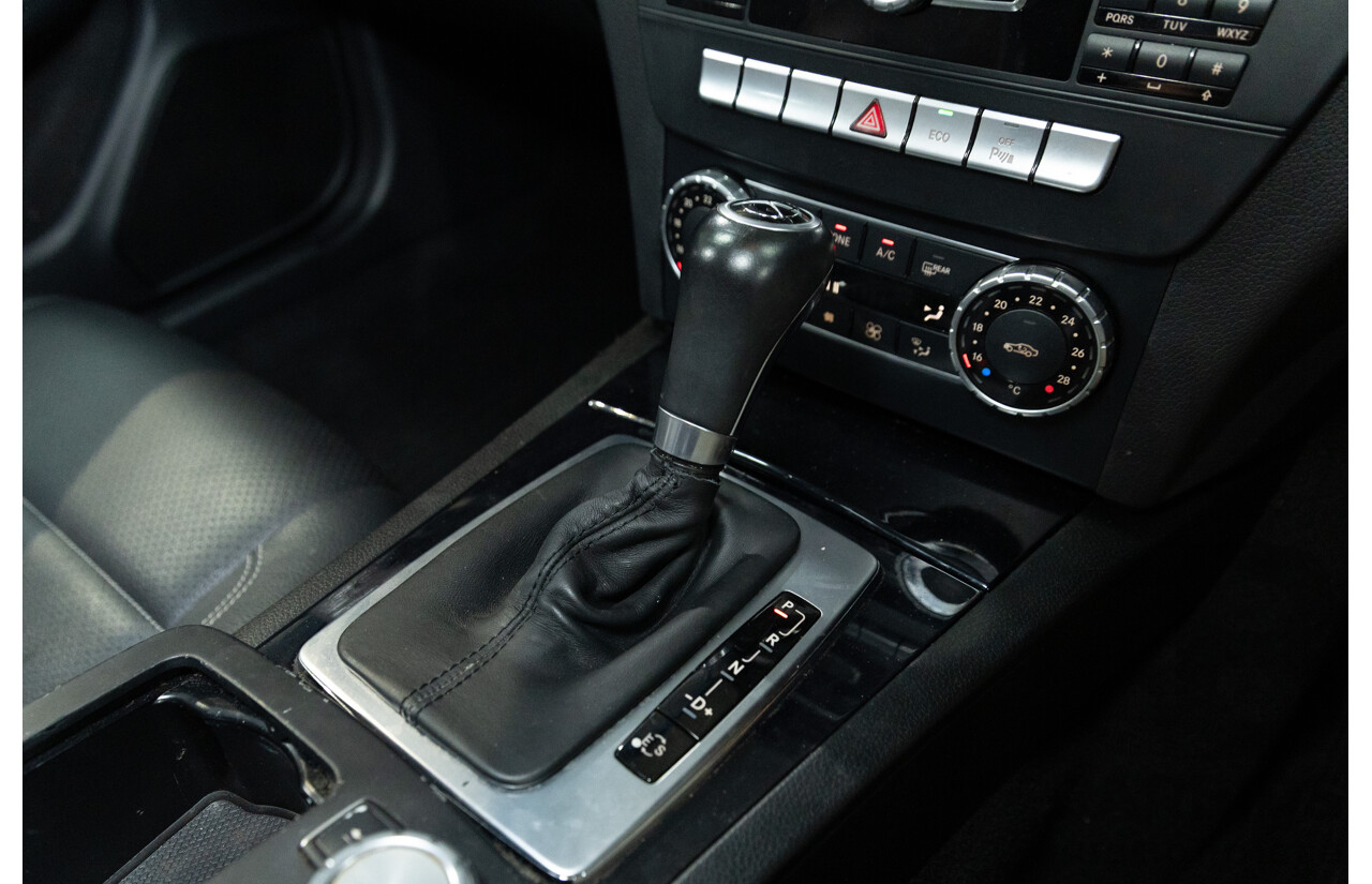 7/2015 Mercedes-Benz C180 W204 MY14 2d Coupe Palladium Silver Metallic Turbo 1.6L