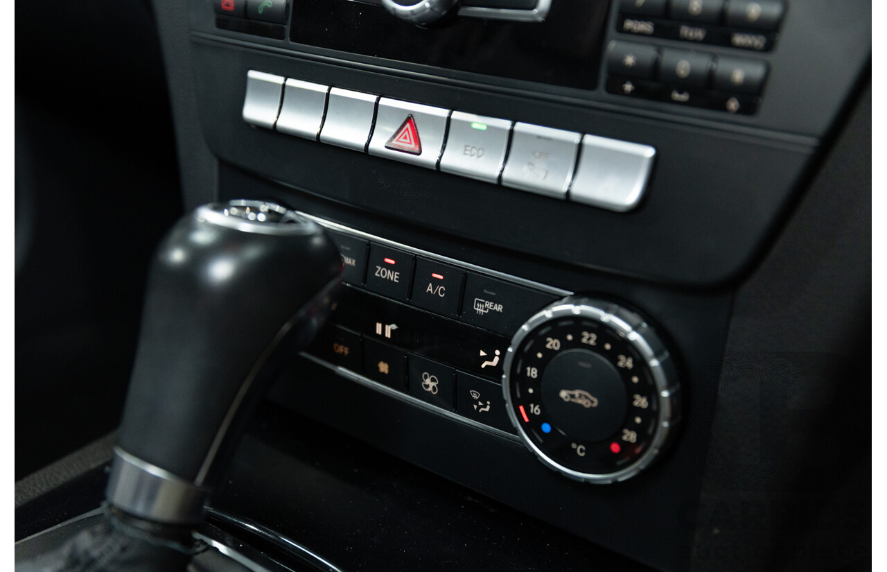 7/2015 Mercedes-Benz C180 W204 MY14 2d Coupe Palladium Silver Metallic Turbo 1.6L