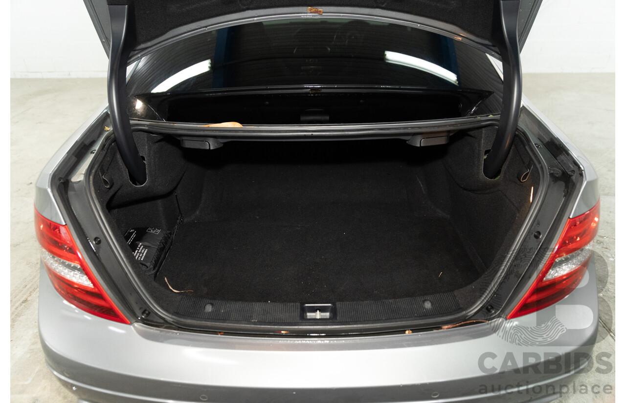 7/2015 Mercedes-Benz C180 W204 MY14 2d Coupe Palladium Silver Metallic Turbo 1.6L