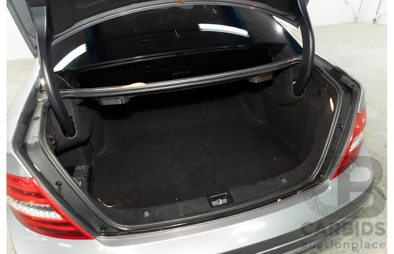 7/2015 Mercedes-Benz C180 W204 MY14 2d Coupe Palladium Silver Metallic Turbo 1.6L