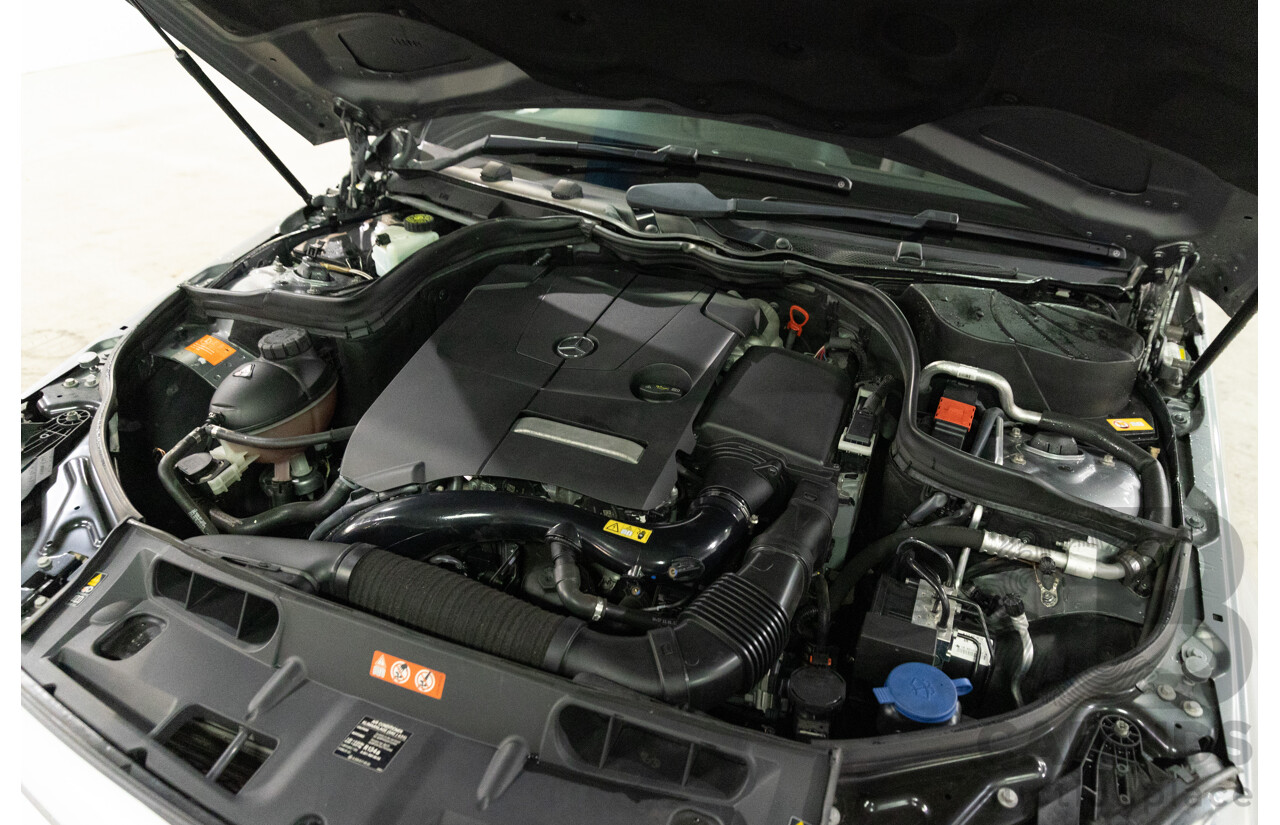 7/2015 Mercedes-Benz C180 W204 MY14 2d Coupe Palladium Silver Metallic Turbo 1.6L