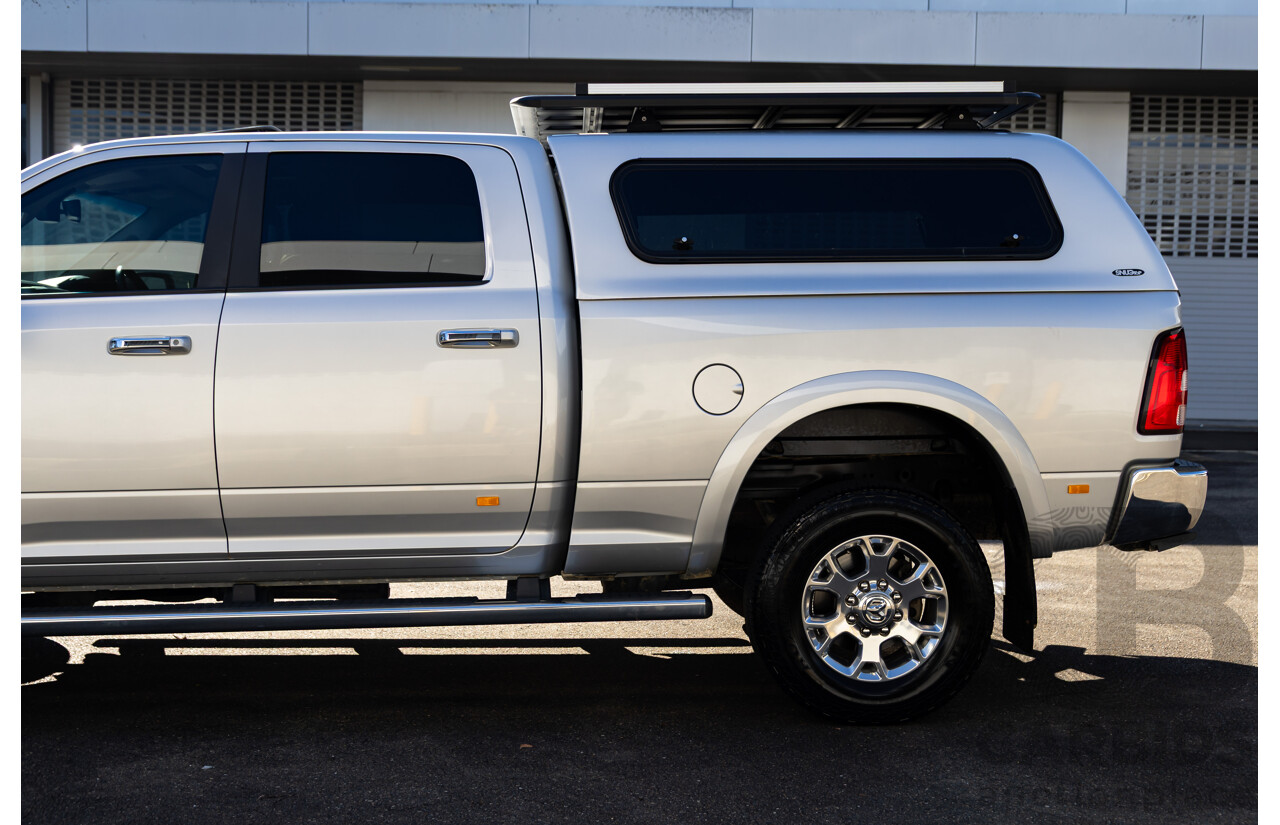 11/2017 ASV (Dodge) Ram 2500 Laramie D1 LWB (4x4) 4d Crew Cab Utility Bright Silver Metallic Turbo Diesel Cummins 6.7L