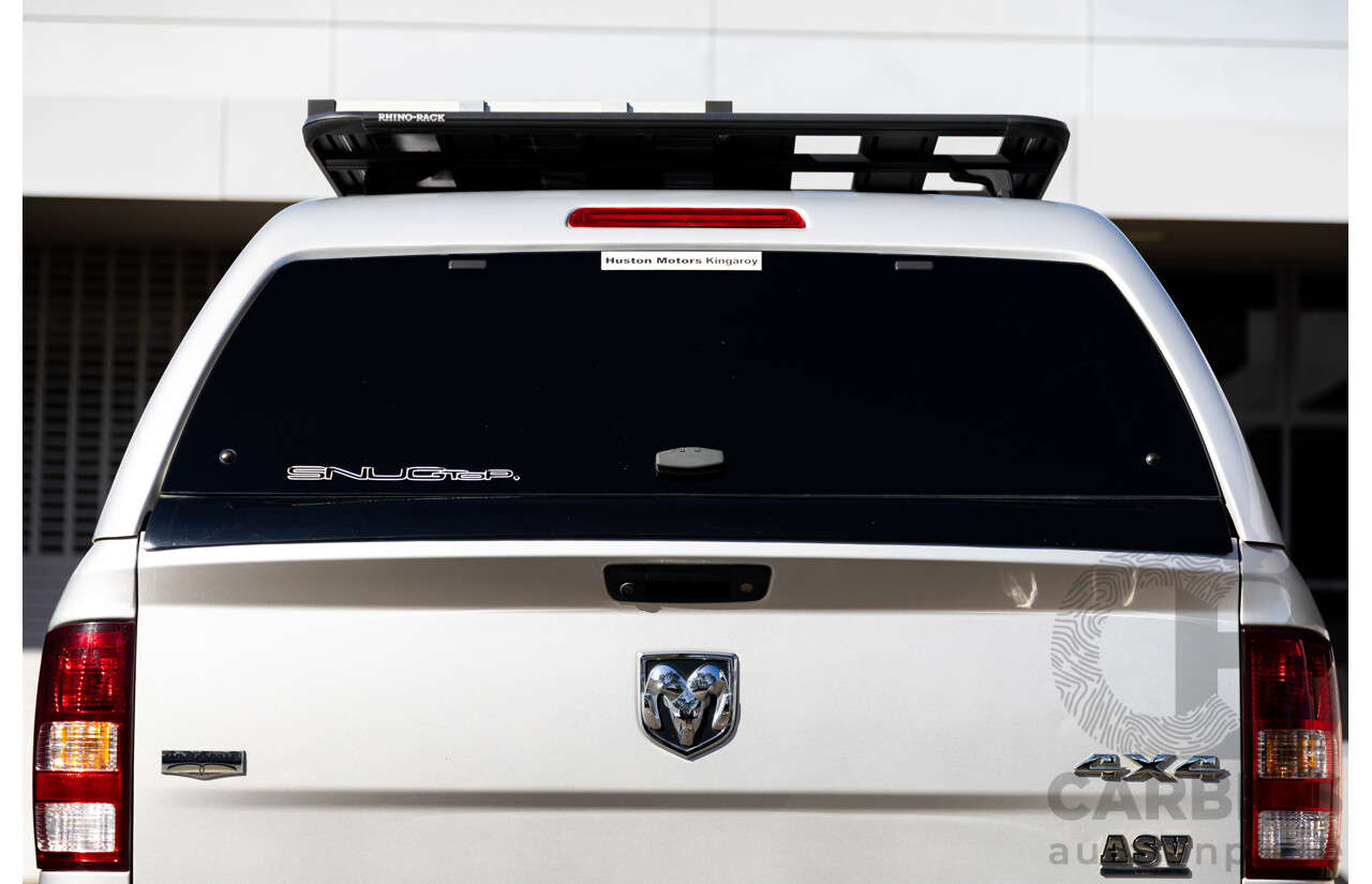 11/2017 ASV (Dodge) Ram 2500 Laramie D1 LWB (4x4) 4d Crew Cab Utility Bright Silver Metallic Turbo Diesel Cummins 6.7L