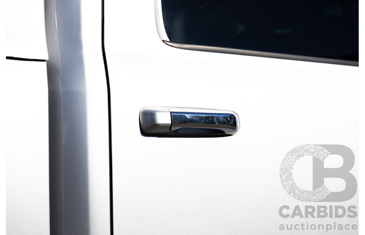 11/2017 ASV (Dodge) Ram 2500 Laramie D1 LWB (4x4) 4d Crew Cab Utility Bright Silver Metallic Turbo Diesel Cummins 6.7L