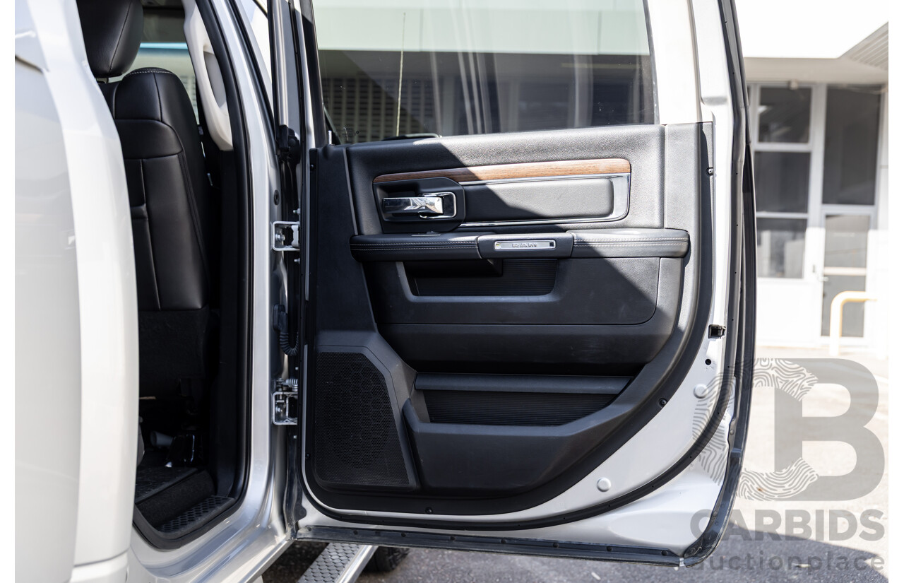 11/2017 ASV (Dodge) Ram 2500 Laramie D1 LWB (4x4) 4d Crew Cab Utility Bright Silver Metallic Turbo Diesel Cummins 6.7L