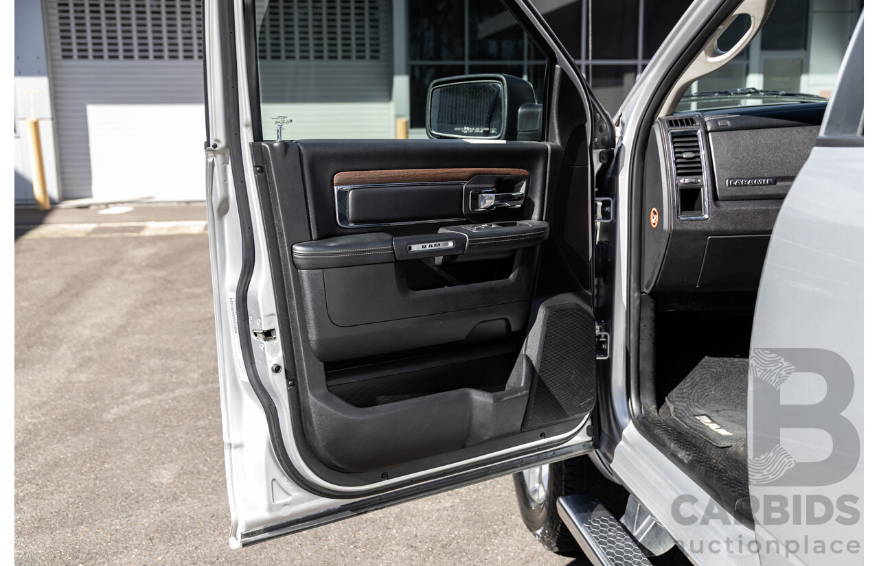 11/2017 ASV (Dodge) Ram 2500 Laramie D1 LWB (4x4) 4d Crew Cab Utility Bright Silver Metallic Turbo Diesel Cummins 6.7L