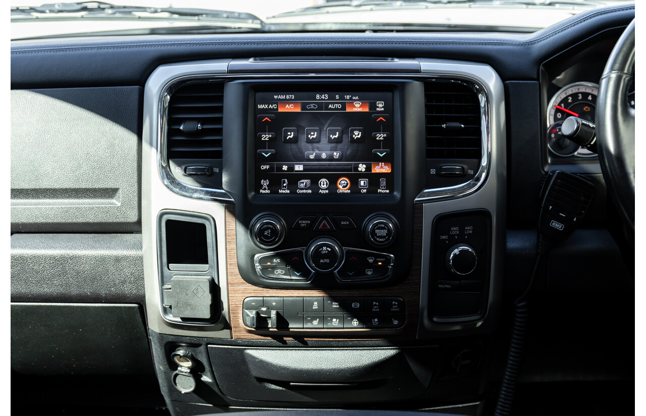 11/2017 ASV (Dodge) Ram 2500 Laramie D1 LWB (4x4) 4d Crew Cab Utility Bright Silver Metallic Turbo Diesel Cummins 6.7L