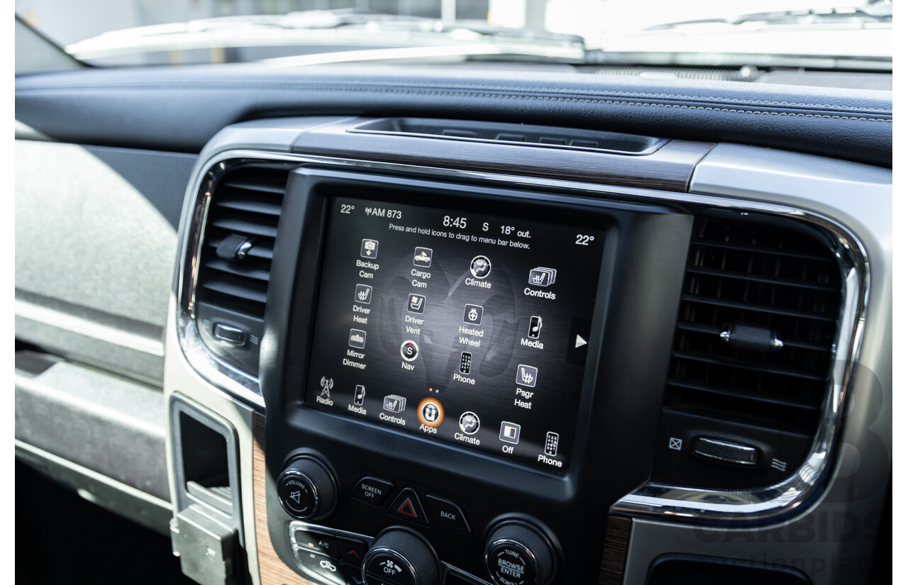 11/2017 ASV (Dodge) Ram 2500 Laramie D1 LWB (4x4) 4d Crew Cab Utility Bright Silver Metallic Turbo Diesel Cummins 6.7L