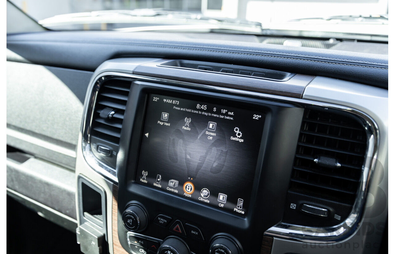 11/2017 ASV (Dodge) Ram 2500 Laramie D1 LWB (4x4) 4d Crew Cab Utility Bright Silver Metallic Turbo Diesel Cummins 6.7L