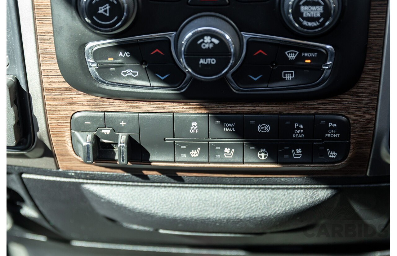 11/2017 ASV (Dodge) Ram 2500 Laramie D1 LWB (4x4) 4d Crew Cab Utility Bright Silver Metallic Turbo Diesel Cummins 6.7L