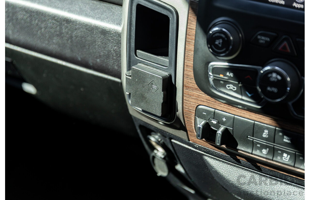 11/2017 ASV (Dodge) Ram 2500 Laramie D1 LWB (4x4) 4d Crew Cab Utility Bright Silver Metallic Turbo Diesel Cummins 6.7L