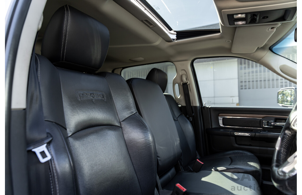 11/2017 ASV (Dodge) Ram 2500 Laramie D1 LWB (4x4) 4d Crew Cab Utility Bright Silver Metallic Turbo Diesel Cummins 6.7L