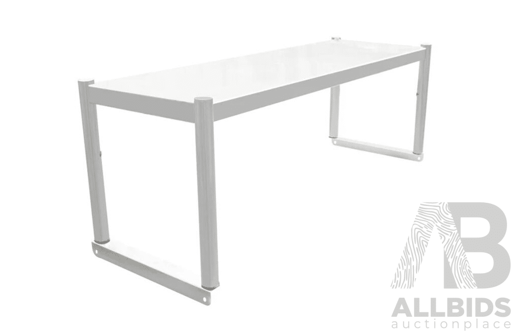 Stainless Steel Over Shelves and Wall Shelf + 2 Brackets - Lot of 3