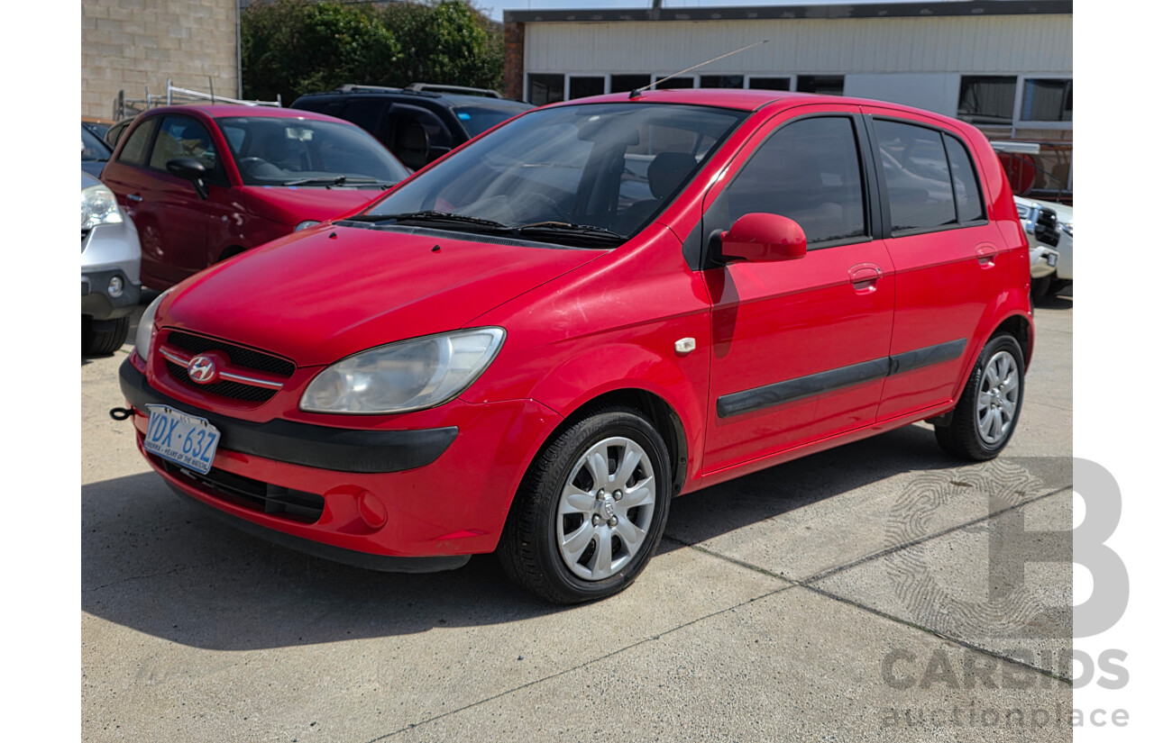 4/2006 Hyundai Getz 1.6 TB UPGRADE 5d Hatchback Red 1.6L