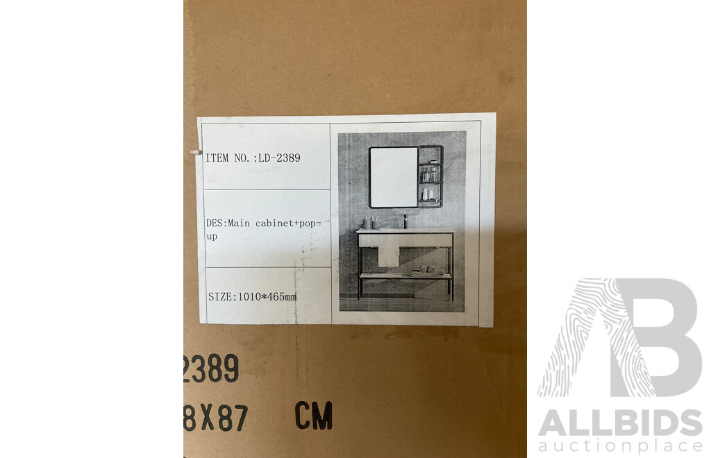 Bathroom Vanity Cabinet Stand with Shelf