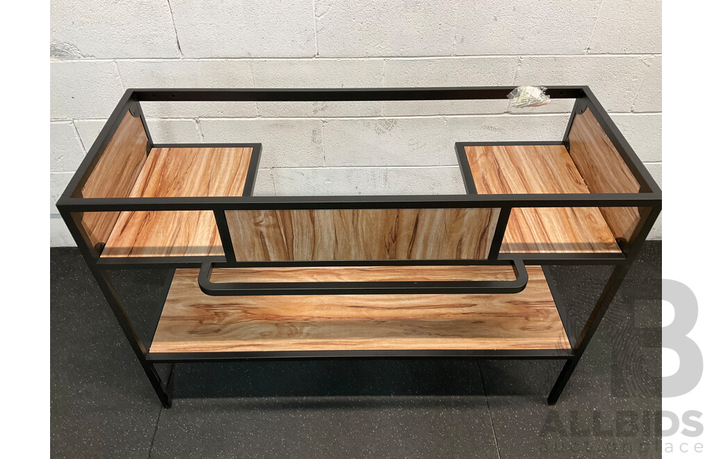 Bathroom Vanity Cabinet Stand with Shelf and Wall Shelf