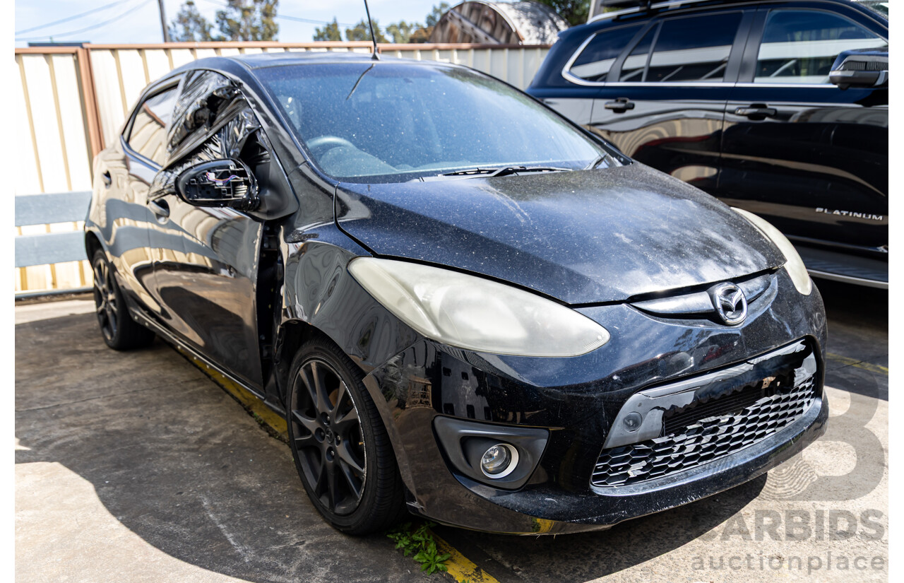 3/2008 Mazda Mazda2 Genki DE 5d Hatchback Brilliant Black 1.5L
