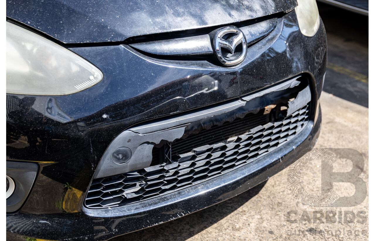 3/2008 Mazda Mazda2 Genki DE 5d Hatchback Brilliant Black 1.5L