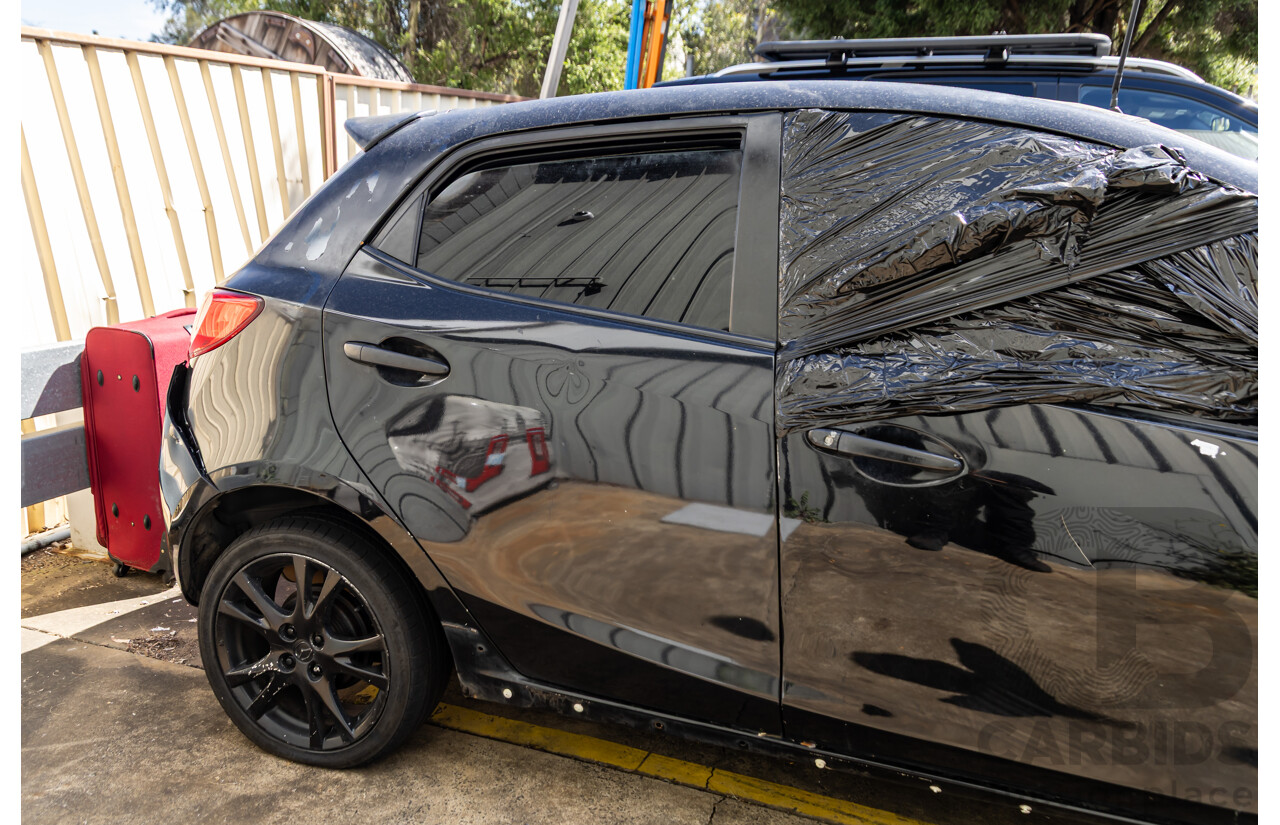 3/2008 Mazda Mazda2 Genki DE 5d Hatchback Brilliant Black 1.5L