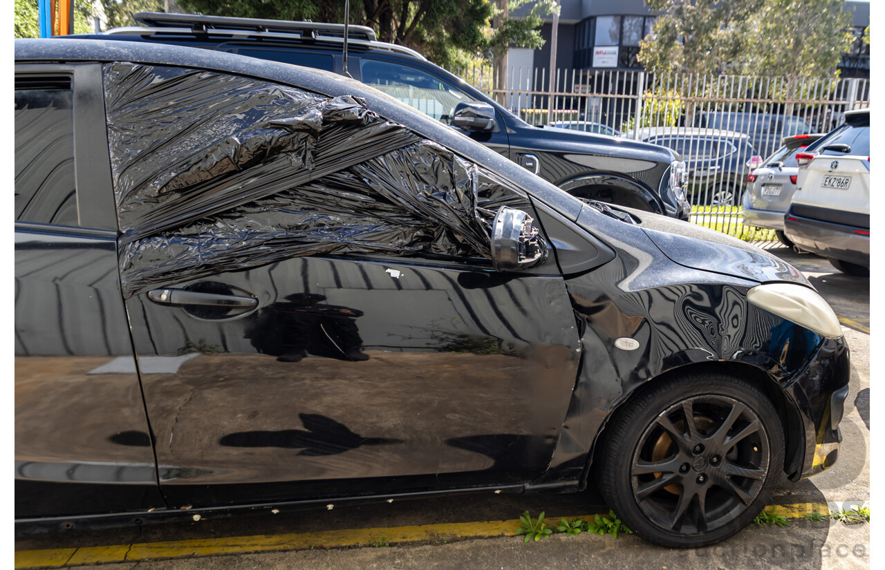 3/2008 Mazda Mazda2 Genki DE 5d Hatchback Brilliant Black 1.5L