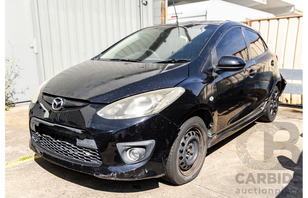 3/2008 Mazda Mazda2 Genki DE 5d Hatchback Brilliant Black 1.5L
