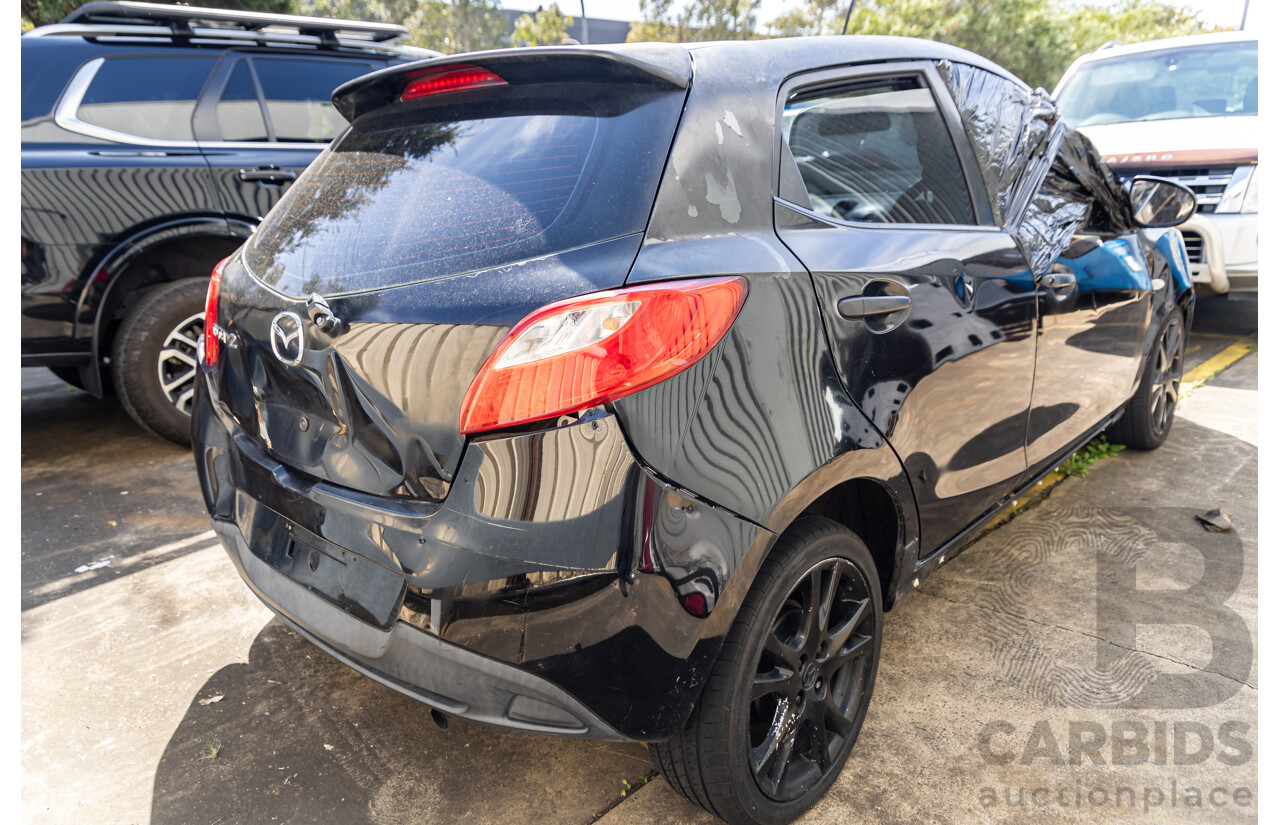 3/2008 Mazda Mazda2 Genki DE 5d Hatchback Brilliant Black 1.5L
