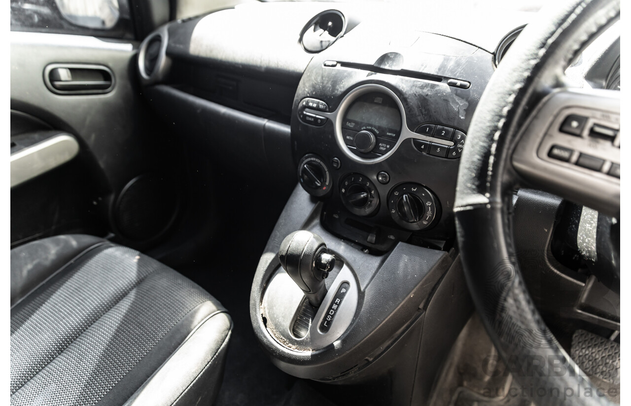 3/2008 Mazda Mazda2 Genki DE 5d Hatchback Brilliant Black 1.5L