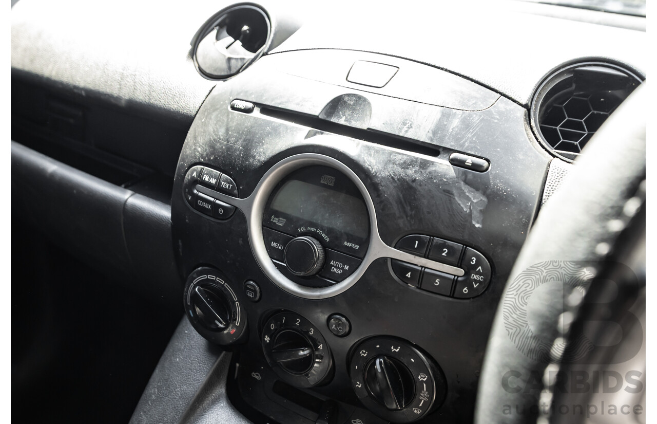 3/2008 Mazda Mazda2 Genki DE 5d Hatchback Brilliant Black 1.5L