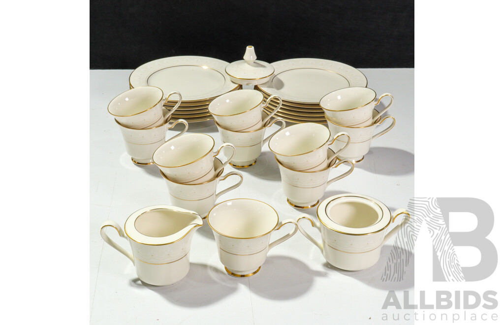 Lovely (Almost) Complete Noritake Crockery Set - Discontinued Caledonia Design (1971-1990)