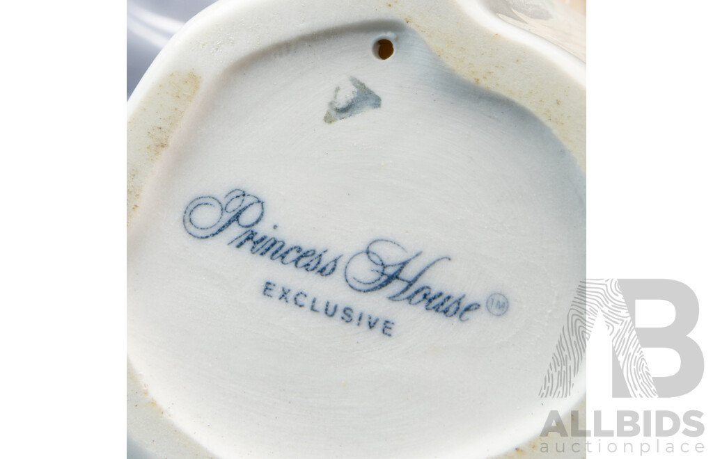 Collection of Five Ceramic Figures by Lladro, NAO by Lladro and Princess House