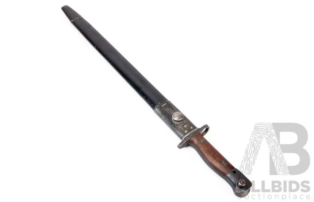 Australian WWI Bayonet in Scabbard
