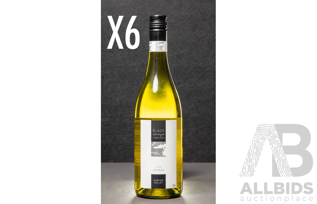 Half Dozen Black Springs Vineyard Voignier Vintage 2008 (6)