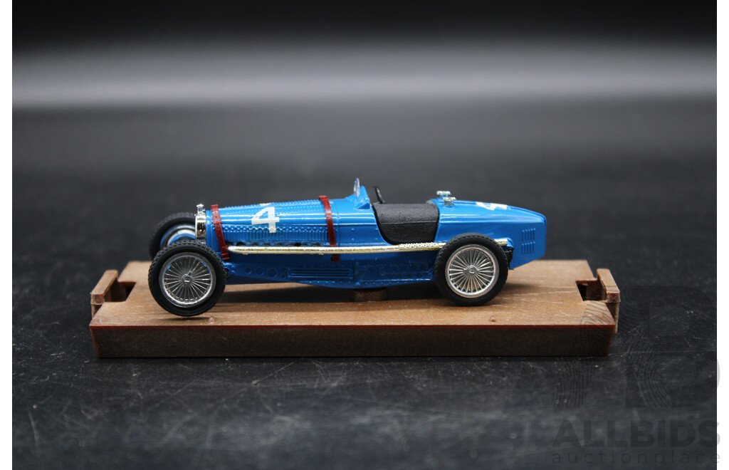 Brumm Diecast Model Car Bugatti Type 59 1933 Blue