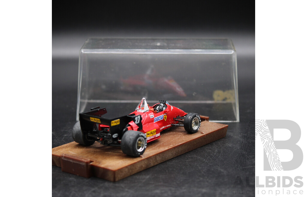 Brumm Diecast Model Car Ferrari F1 126C4 Winner Belgium Gp 1984