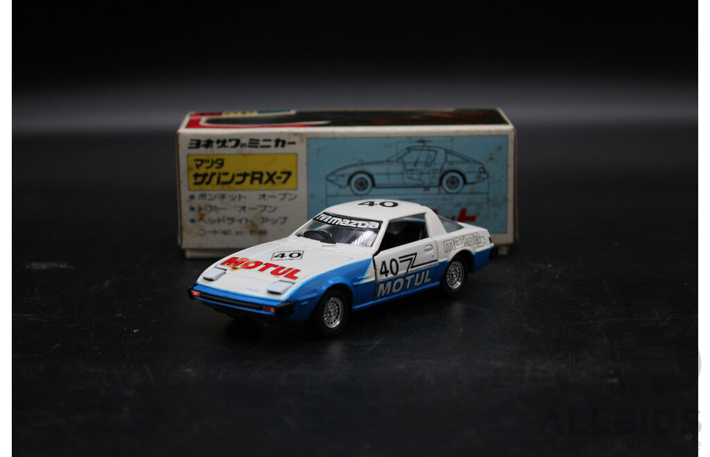 DIAPET Mazda Savanna RX-7 WINS SPA-FRANCORCHAMPS 1981 Model Car