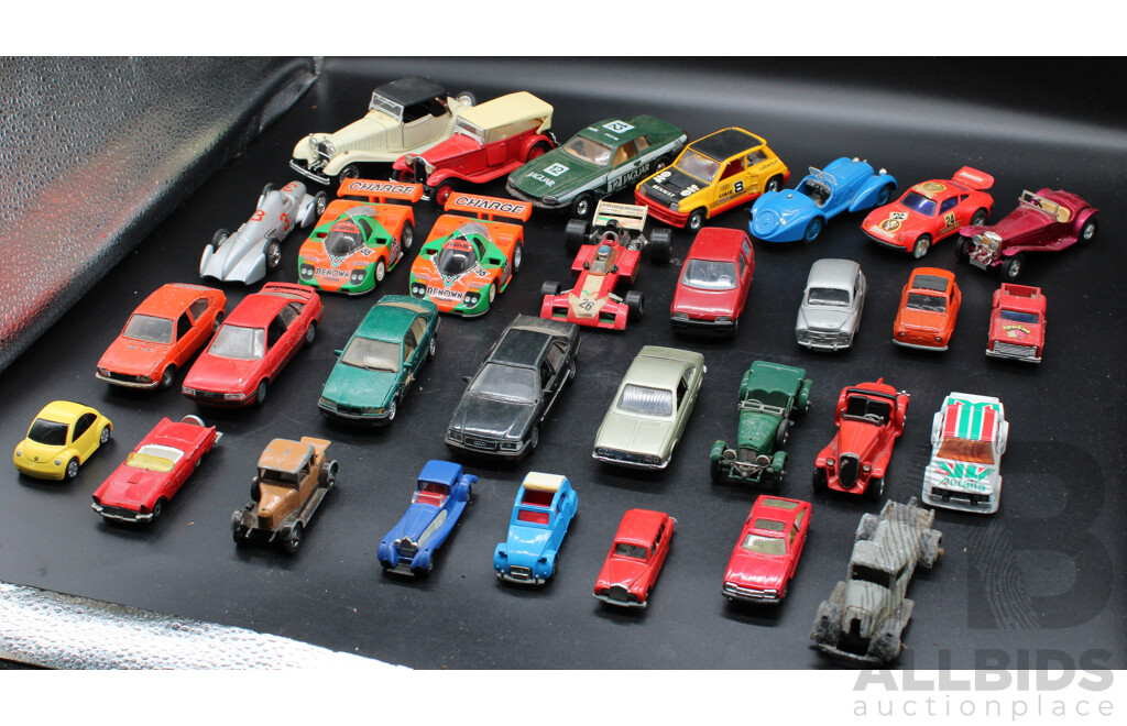 Collection of Diecast Cars Including Corgi, Matchbox and More