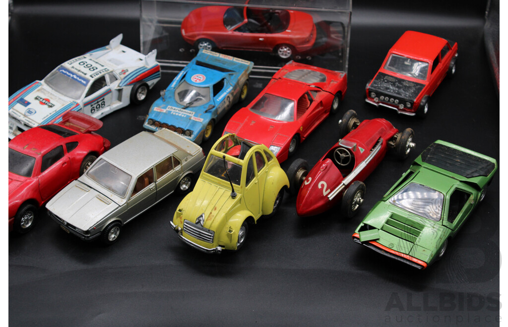 Ten Collections of Model Car Includes Tonika, Polistil and More