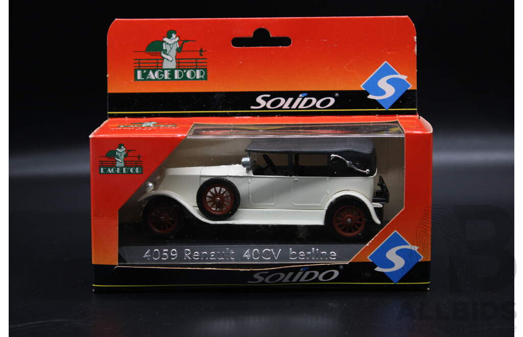 SOLIDO 4059 Renault 40CV Berline 1:43 Metal Diecast