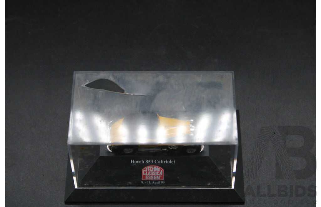 BUSCH Techno ClassicA Essen Horch 853 Cabriolet 1:87 Diecast Car
