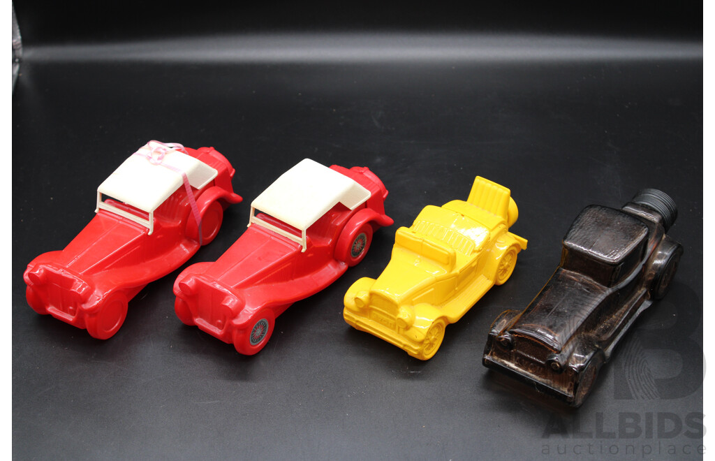 Four Vintage Avon Vehicle Design Bottles