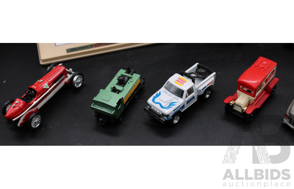 Collection of Cable Cars, Trucks, and Diecast Models