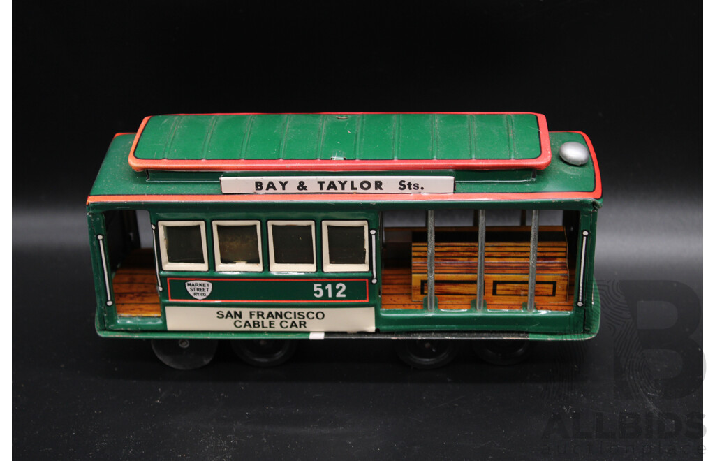 Collection of Cable Cars, Trucks, and Diecast Models