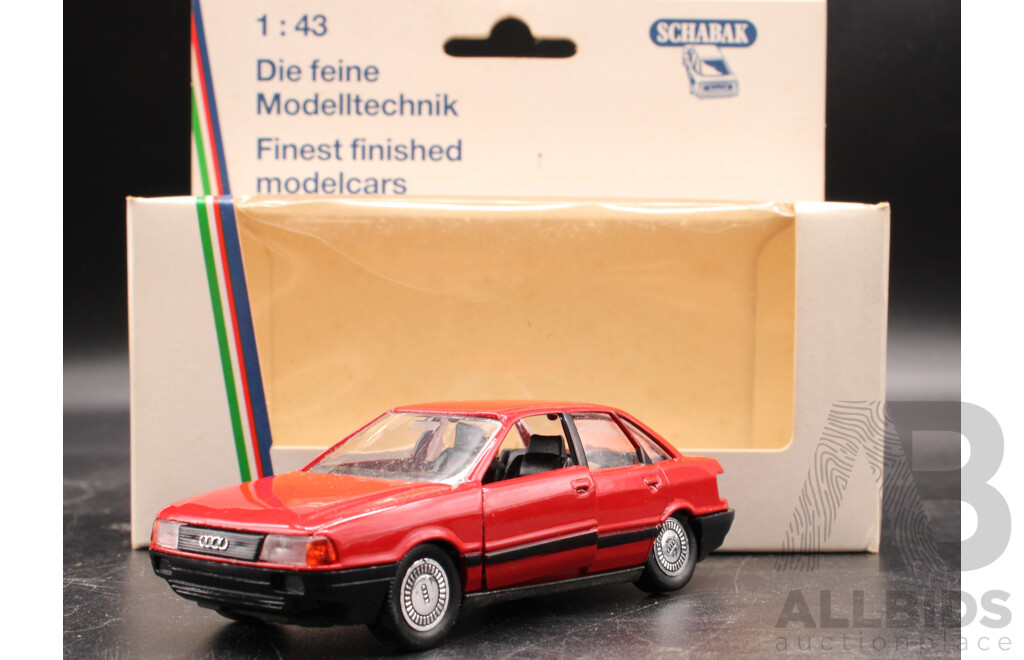 SCHABAK 1:43 Finest Finished AUDI 80 Quattro